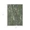 Homeroots 9' X 12' Fern Green And Beige Abstract Washable Indoor Outdoor Area Rug 631177 - alternate 2