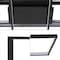 Jonathan Y Palco 39" Contemporary Minimalist Metal Adjustable Dimmable Geometric Integrated LED Flush Mount, Bla JYL7152A - alternate 2