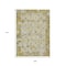 Homeroots 9' X 12' Gold And Ivory Patchwork Washable Indoor Outdoor Area Rug 631429 - alternate 2