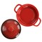 Crockpot Appleton 6 Piece 10 Ounce Stoneware Mini Casserole Set in Red with Lid 138984.02 - alternate 2