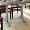 Flash Furniture Beverly 5in. x 22in. Restaurant Indoor/Outdoor Table T-Base w/3in. Dia. Table Height Column, Silver XU-T0522-SLV-GG - alternate 3