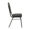 Flash Furniture HERCULES Series Crown Back Stacking Banquet Chair in Black Dot Patterned Fabric - Black Frame FD-C01-B-S076-GG - alternate 2