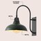 Jonathan Y Stanley 12.3 in. 1-Light Farmhouse Industrial Iron LED Gooseneck Arm Outdoor Sconce, Matte Green JYL7614L - alternate 2