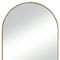 Homeroots 38" Gold Metal Arch Framed Accent Mirror 719128 - alternate 2