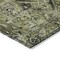 Homeroots 3' X 5' Olive Green and Dark Green Oriental Washable Non Skid Indoor Outdoor Area Rug 563775 - alternate 2