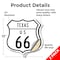 Signmission Texas Route Marker Shield Sign Us 66, 12 inch X 12 inch, Vinyl Decal, 2PK SHI-D-2PACK-12-466 - alternate 2