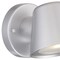 Homeroots Brushed Silver LED Short Cone Wall Light 398822 - alternate 2
