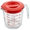 Nutrichef 2 Cups Glass Measuring Cup with Lid (19 oz) NCGLMESLID50 - alternate 1
