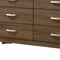 Homeroots 59" Brown Solid and Manufactured Wood Six Drawer Double Dresser 486516 - alternate 2