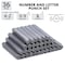 Neiko Number and Letter Punch Set with Heat-Treated Steel Punches, 3/16", 5 MM Shaft, 36 Pc Stamp Set 02633A - alternate 2