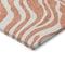 Homeroots 3' X 5' Coral And Ivory Animal Print Washable Indoor Outdoor Area Rug 600600 - alternate 2
