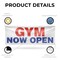 Signmission Gym Now Open, 36 Inch x 96 Inch, Vinyl Banner B-96-30684 - alternate 2