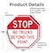 Signmission Stop No Trucks Beyond This Point, 10 inch X 10 inch, Vinyl Decal, 2PK OC-D-2PACK-10-313 - alternate 2