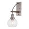 Vaxcel Avondale 6-in Satin Nickel Wood Farmhouse Plug In Wall Sconce Light W0373 - alternate 2