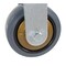 Vestil Rubber Rigid Caster 5 In. Diameter x 2 In. Width 661 Lb. Capacity Dark Gray/Gold CST-KSM-5X2MR-R - alternate 2
