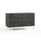 Homeroots 51" Grey Manufactured Wood Six Drawer Double Dresser 473094 - alternate 1