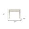 Homeroots 34" Off White Solid Wood Writing Desk 516423 - alternate 2