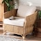 Bali & Pari Roma Seagrass and Rattan Armchair 265-14513-ZORO - alternate 2