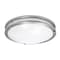 Afx Carlisle 12in. Flushmount, Satin Nickel CAF12L5AJUDSN - alternate 1