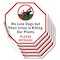 Signmission We Love Dogs but Their Urine Is Kil, 4 inch X 4 inch, Vinyl Decal, 5PK OC-D-5PACK-4-343 - alternate 1