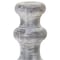 Homeroots Set of Four White Washed Resin Tabletop Candle Sticks, 4PK 517605 - alternate 2