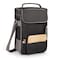 Picnic Time Family Of Brands Duet Wine & Cheese Tote, Black with Gray Accents 623-04-175-000-0 - alternate 2