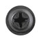 Auveco Phillips Flat Washer Head Tapping Screw 8 x 1 1/4in Black, 50PK 12217 - alternate 2