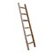 Homeroots 72" Six Step Rustic Weathered Grey Wood Ladder Shelf 380337 - alternate 2