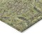 Homeroots 10' X 14' Artichoke Green Gray And Tan Damask Washable Indoor Outdoor Area Rug 603304 - alternate 2