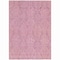 Homeroots 3' X 5' Pink And Ivory Damask Washable Indoor Outdoor Area Rug 616532 - alternate 2