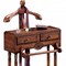 Homeroots Handsome Dark Brown Cherry Finish Wood Valet 383203 - alternate 3
