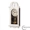 Clockswise 20in Plastic Grandfather Wood-Grain Finish Wall Clock with Battery-Operated Swinging Pendulum, White QI004819-20.WT - alternate 2