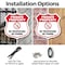 Signmission Private Property Shield Sign No Trespass, 6 inch X 6 inch, Plastic Sign, 2PK SHI-P-2PACK-6-447 - alternate 2