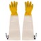 Kings County Tools Long Garden Gloves Breathable Canvas Thorn Proof Leather Gardening Gloves w/ Arm Guard Gauntlet GW03P03-27 - alternate 3