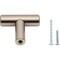 Designperfect 1-9/16 Overall Length Cabinet T-Knob, Brushed Satin Nickel DPA-T14KSNB - alternate 2