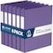 Davis Group Premium Economy, Angle D Ring, Binder, (Purple, 1"), PK6 2301-69-06 - alternate 1