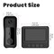 Wrightmaster Wired Plug-in Doorbell Camera with Chime, Audio Recording, Night Vision, Black ZR-601 - alternate 3