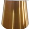 Homeroots 54" Gray White and Gold Marble and Metal Pedestal Base Round Top Dining Table 555160 - alternate 3