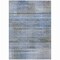 Homeroots 8' X 10' Denim Blue And Sky Blue Striped Washable Indoor Outdoor Area Rug 588049 - alternate 2