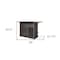 Homeroots 29in Gray Solid Wood Rolling Kitchen Island With Storage 380610 - alternate 2