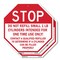 Signmission Stop Do Not Refill Small 1 Lb. Cyli, 10 inch X 10 inch, Aluminum Metal Signs, 2PK OC-A-2PACK-10-252 - alternate 1