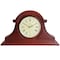 Bedford Clock Collection 17.75 Inch Redwood Tambour Mantel Clock with Chimes BED-MAURICE - alternate 1