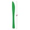Smarty Had A Party Green Disposable Plastic Party Knives, 600PK 410K-G-CASE - alternate 3