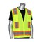 Pip ANSI Type R Class 2 Two-Tone Eleven Pocket Mesh Surveyors Vest 302-0500M-LY/M - alternate 1