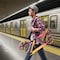 Outdoorcruiser Outdoor Cruiser Kick Scooter, Ages 6+, 250 LBS Max, Foldable, 8in. Wheels, Suspension, Yellow/Pink OCTENS254 - alternate 2