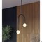 Afx Colette 12in LED Pendant - Black COEP12LAJUDBK - alternate 2