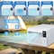 Edendirect 2,500 BTU Portable Air Conditioner Cools 45 sq.ft. with Dehumidifier and Remote in White IR-A01 - alternate 2
