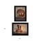 Homeroots Set Of Two Red Bowl or Bittersweet Basket 2 Black Framed Print Wall Art, 2PK 405998 - alternate 2