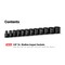 Capri Tools 3/8 in. Drive Shallow Impact Socket Set, 12-Point, SAE, 5/16 to 1 in., 12-Piece CP53800-12SS - alternate 2