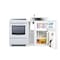 Summit 54" Wide All-in-One Kitchenette with Electric Range ACK54ELSTW - alternate 3